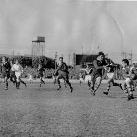 Newcastle V France - Mr Gillard (Referee), Newcastle Teachers' College, NSW, Australia - 1952