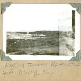 Looking towards Newcastle from Anna Bay, NSW, c. 1940s