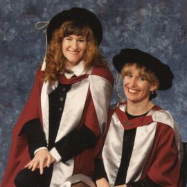 Julie Byles with Kerrie Clover, the University of Newcastle, Australia - 1994
