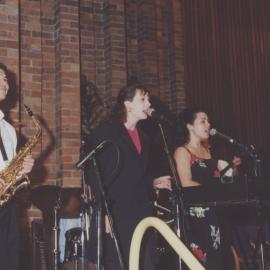 A band performs at the graduation ceremony, the University of Newcastle, Australia - May, 2000