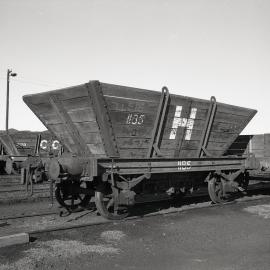 H 1185 last wagon to come down mainline at Hexham, Richmond Vale Railway.