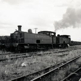 Locomotive 30 at Hexham, NSW, 1 February 1985