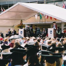 [Watching Graduation Ceremony]