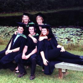 Five Students at their Graduation