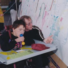 Unidentified people at the Central Coast Campus Community Open Day, 4th June 2000.