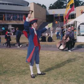 Unidentified person at the Central Coast Campus Community Open Day, 4th June 2000.