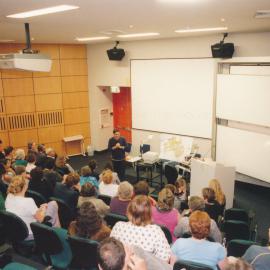 Students in a lecture at Central Coast Campus.
