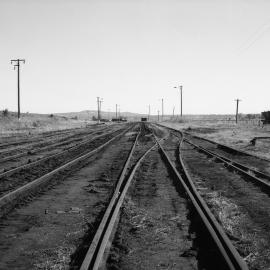 Hexham Sidings, NSW showing rails ready for removal, August 1988