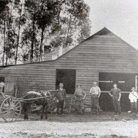 Men with horses and wagons, [NSW Central Coast area, [n.d.]