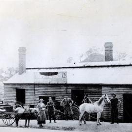 People with horses and wagons, [NSW Central Coast area, n.d.]