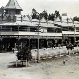 Shops, including a newsagency, [NSW Central Coast area, [c.1920's]