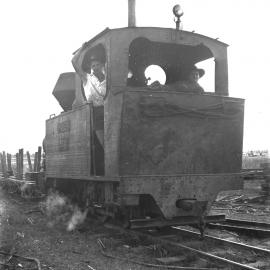 Haughton Sugar Company, Locomotive No.314 4-6-0 tank type "Invicta" at Giru, QLD, [1930s]