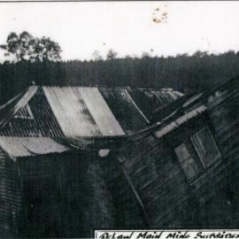 Mine subsidence, Pelaw Main, NSW, 1953