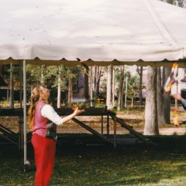 [unidentified jugglers] performing at a University open day. Callaghan Campus [n.d.]