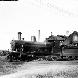 SAR, Rx Class, No. 107, Murray Bridge Locomotive Depot, [1920s]