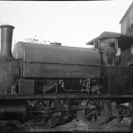 Mount Kembla Coal Ltd, Locomotive "Mount Kembla", locomotive shed, Central Kembla, NSW, [1920s]