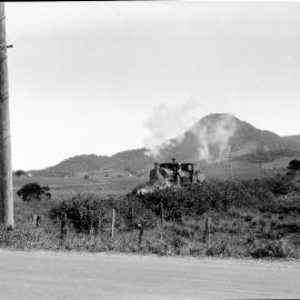 Mount Kembla Collieries Ltd, Locomotive "Mount Kembla" hauling Locomotive"Gladstone", Port Kembla NSW, [1934]