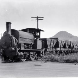 Mount Kembla Coal Ltd, Locomotive "Mount Kembla", coal train, Central Kembla, NSW, [1930s]