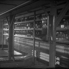 NSWGR, interior of Sydney Station East Signal Box, [1920s]