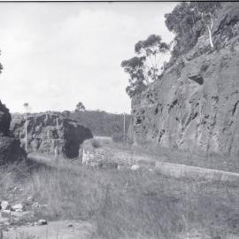 NSWGR, abandoned Great Zig Zag Railway formation, Top Points, [1930s]