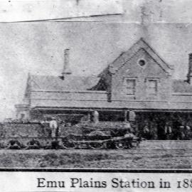 Newspaper article "Emu Plains Station in 1885", [1885] 