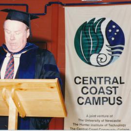 [Speaker at graduation ceremony - University of Newcastle - Central Coast Campus]