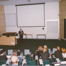 [Unidentified people in lecture theatre - University of Newcastle - Central Coast Campus]