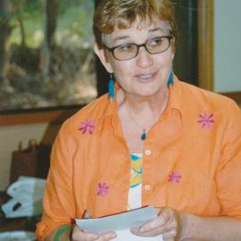 Gaye Follington at her farewell lunch
