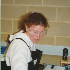 Student hard at work