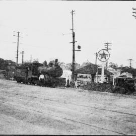 QGR, PB15 Class, light engine, Woolloongabba, Qld, [1940s]