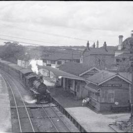 QGR, PB15 4-6-0, No.749, passenger, Vulture Street, South Brisbane, Qld., [1950s]