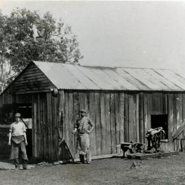 Foster's M.V. Blacksmith's shop, Mt Vincent, NSW, 1914