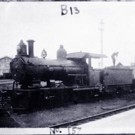 QGR, B-13 Class No.157, Rockhampton, Qld, [1950s]