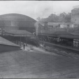 QGR, B18 1/4 Pacific Type, Central Station, Brisbane, Qld, [1950s]