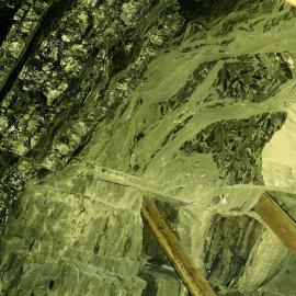 Buried Continuous Miner in 1 West section, West Wallsend No. 2 Colliery, NSW, October 1977