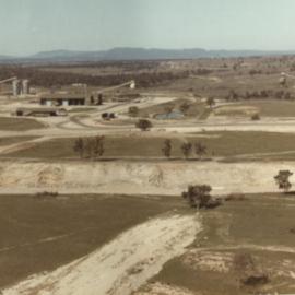 Raising the Boom - View from top of boom