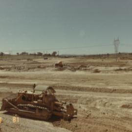 Earthworks at the pit top area