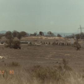 Looking North East towards the core shed and main substation under construction