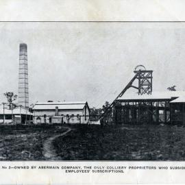 Abermain No. 2 [Colliery] - owned by Abermain Company, the only colliery proprietors who subsidise their employees' subscriptions
