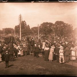 Public gathering at Hyde Park, Sydney NSW