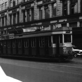 NSWGT, P Class Tram No. 1509, Elizabeth St, Sydney, [1950s]