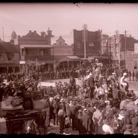 Street parade, Regent Street Redfern: J.T.Green of The Paragon at 111 Regent Street, NSW