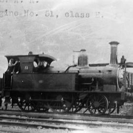 SAR E Class No. 51 2-4-0 Type at Islington Workshops, SA, [1920s]