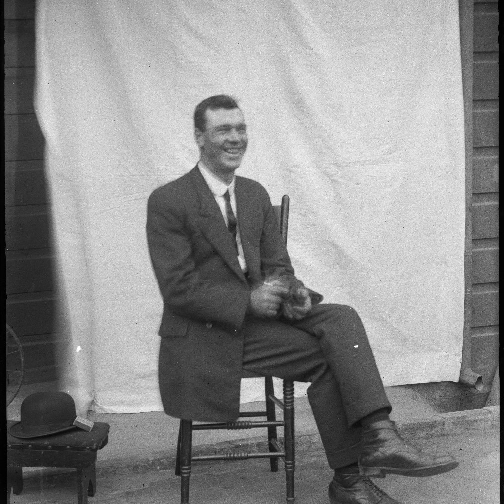 Portrait of unidentified man