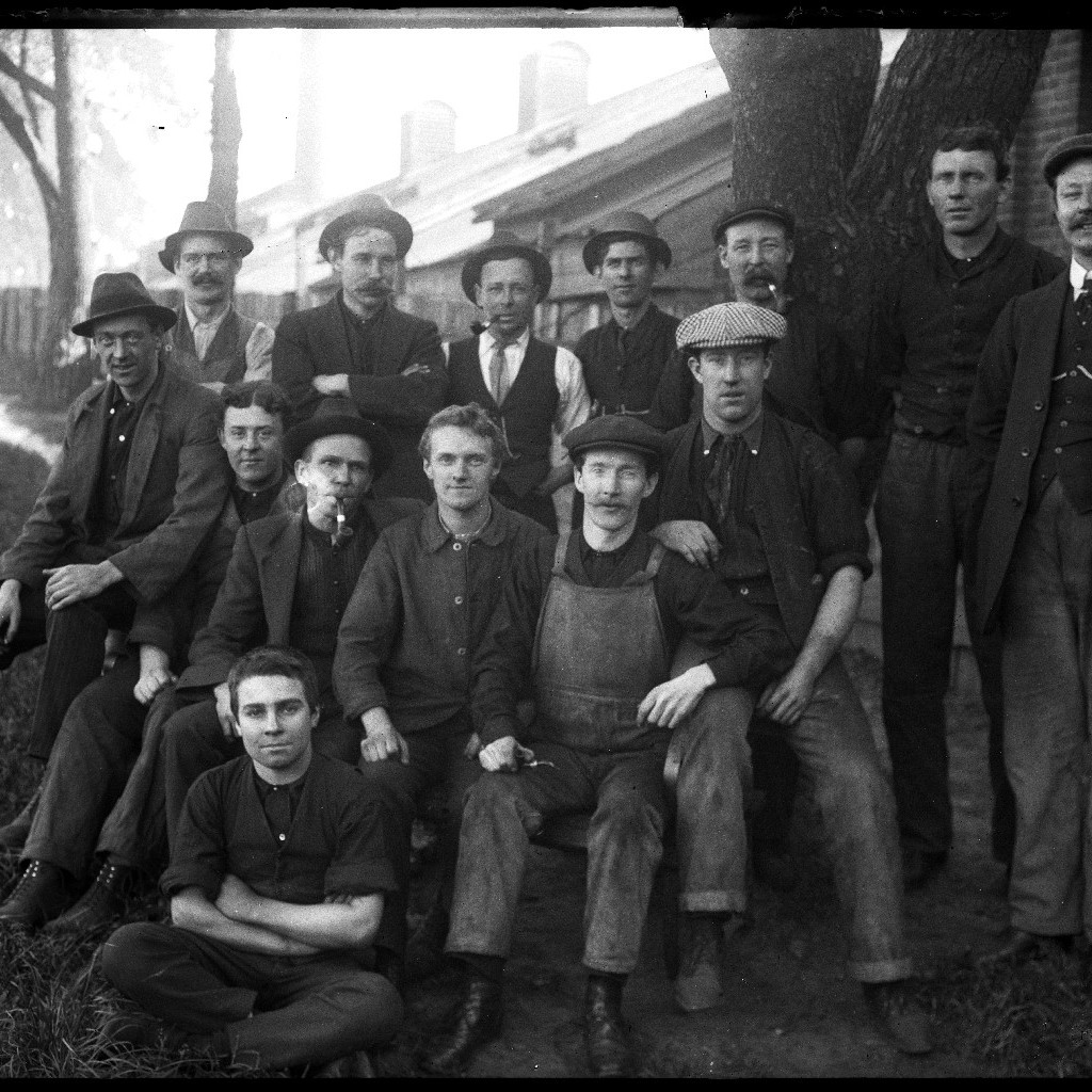 Group photograph of workers, c.1920s