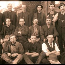 Group photograph of workers, c.1920s