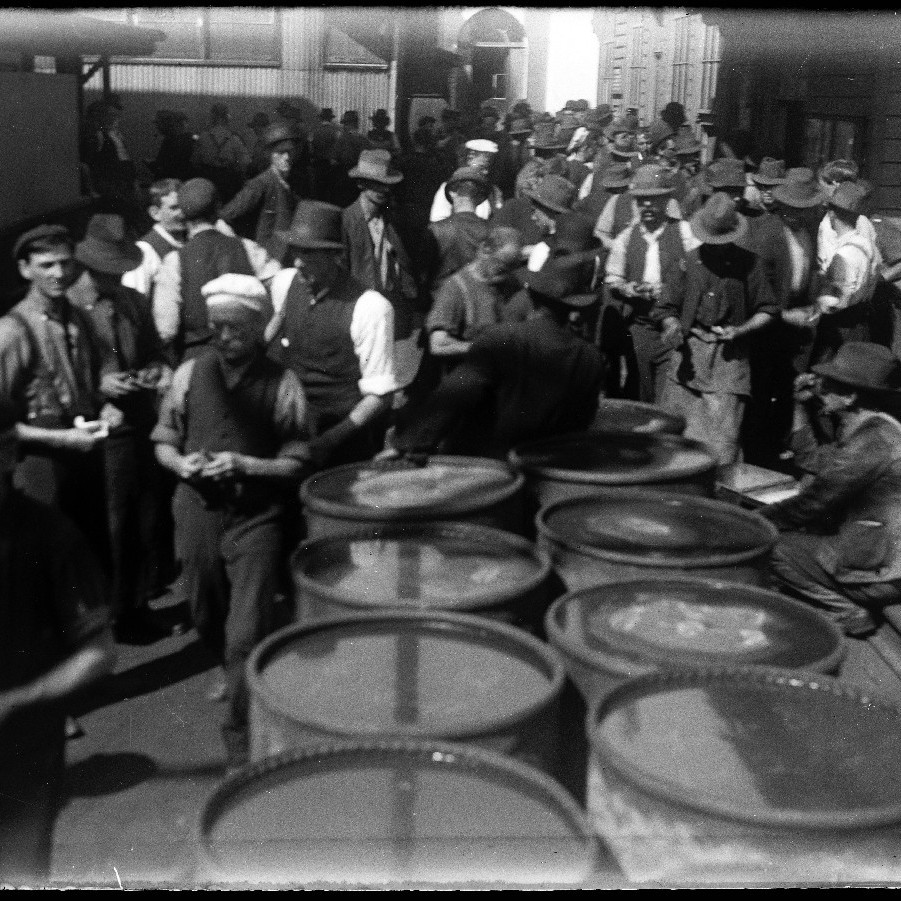Unidentified industrial workplace (possibly Pay Office at Rail and Tramway Institute)