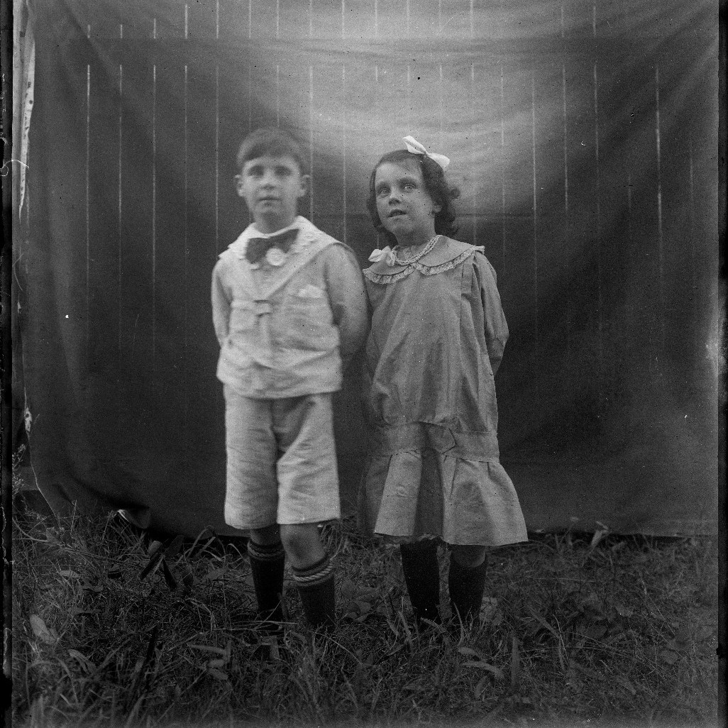 Two children (boy and girl)