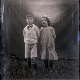 Two children (boy and girl)