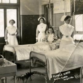Patients and nursing staff, Female Ward, Kurri Kurri District Hospital, NSW, [n.d.]